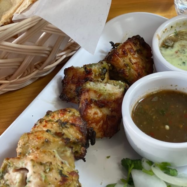 Chicken Malai Boti.