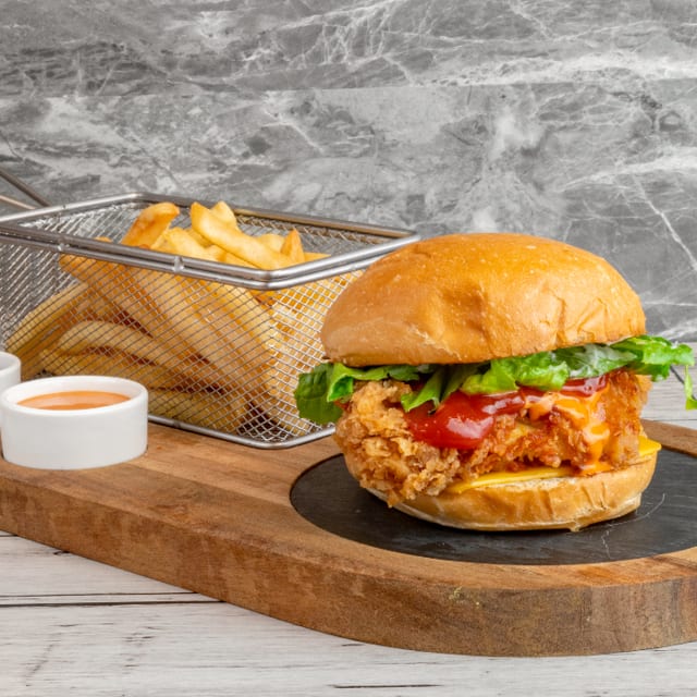 Crispy Chicken Burger.