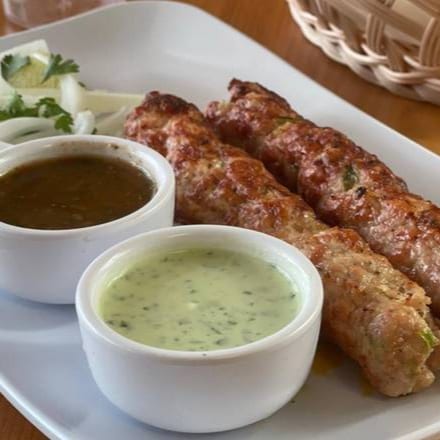 Chicken Seekh Kabob.