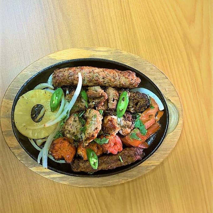 2 Bite BBQ Platter - 7 Kabobs (14 Bits).